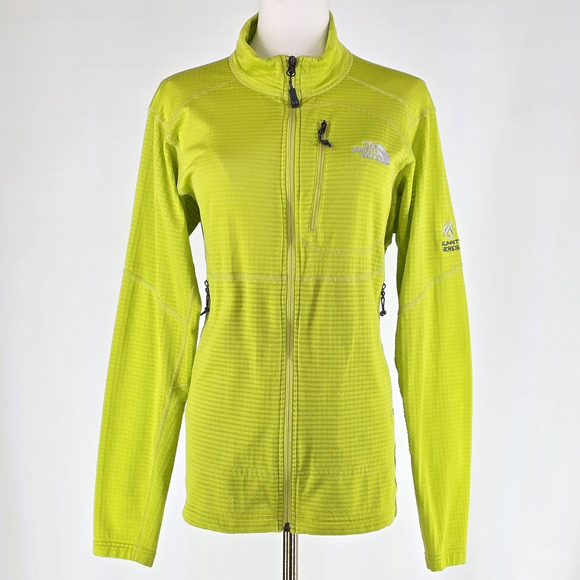 Gorp The North Face Summit Series Power Grid Jacket Men’s M Chartreuse Hiking - Picture 1 of 13